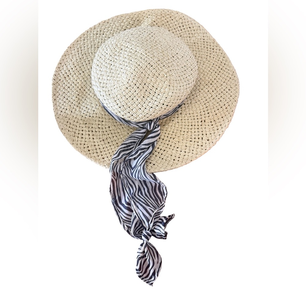 Jacobson Hat Straw Sombrero Bolero Scarf Band